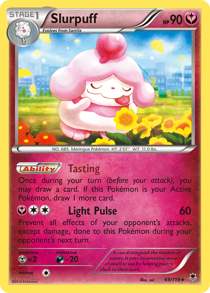 Slurpuff (69/119) [XY: Phantom Forces] | Card Merchant Takapuna