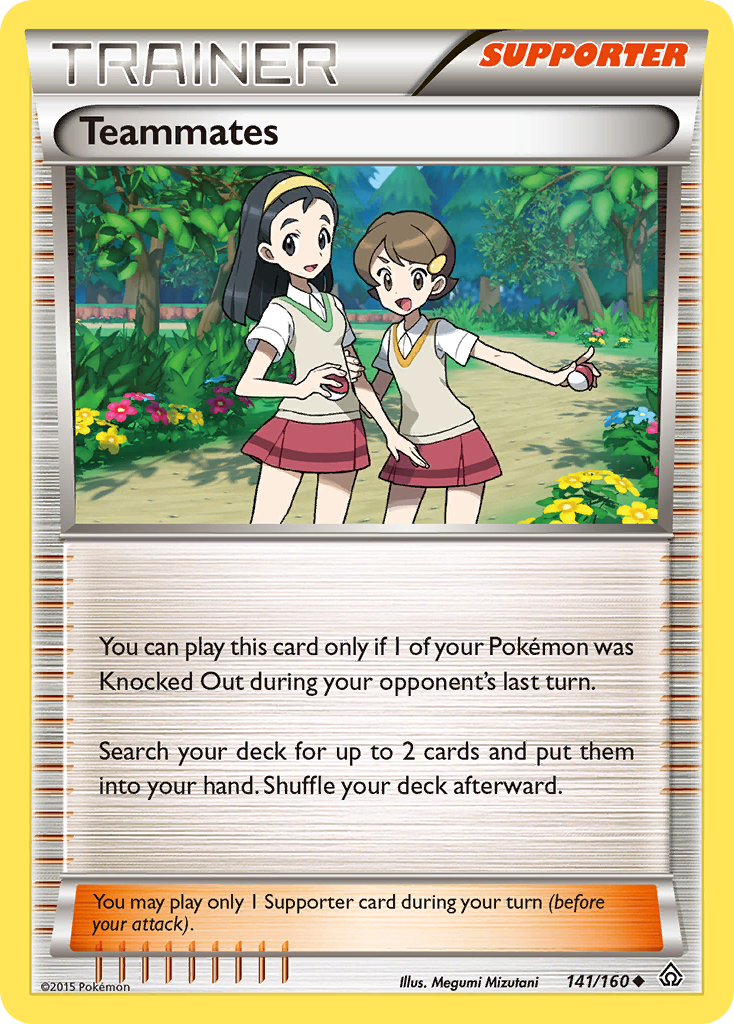 Teammates (141/160) [XY: Primal Clash] | Card Merchant Takapuna