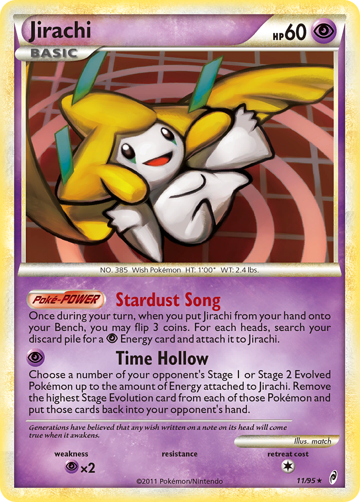 Jirachi (11/95) [HeartGold & SoulSilver: Call of Legends] | Card Merchant Takapuna