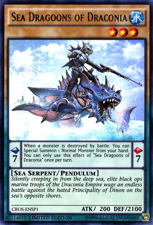 Sea Dragoons of Draconia (CROS-ENSP1) [CROS-ENSP1] Ultra Rare | Card Merchant Takapuna