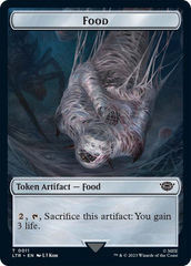 Food // Wraith Double-Sided Token [The Lord of the Rings: Tales of Middle-Earth Commander Tokens] | Card Merchant Takapuna