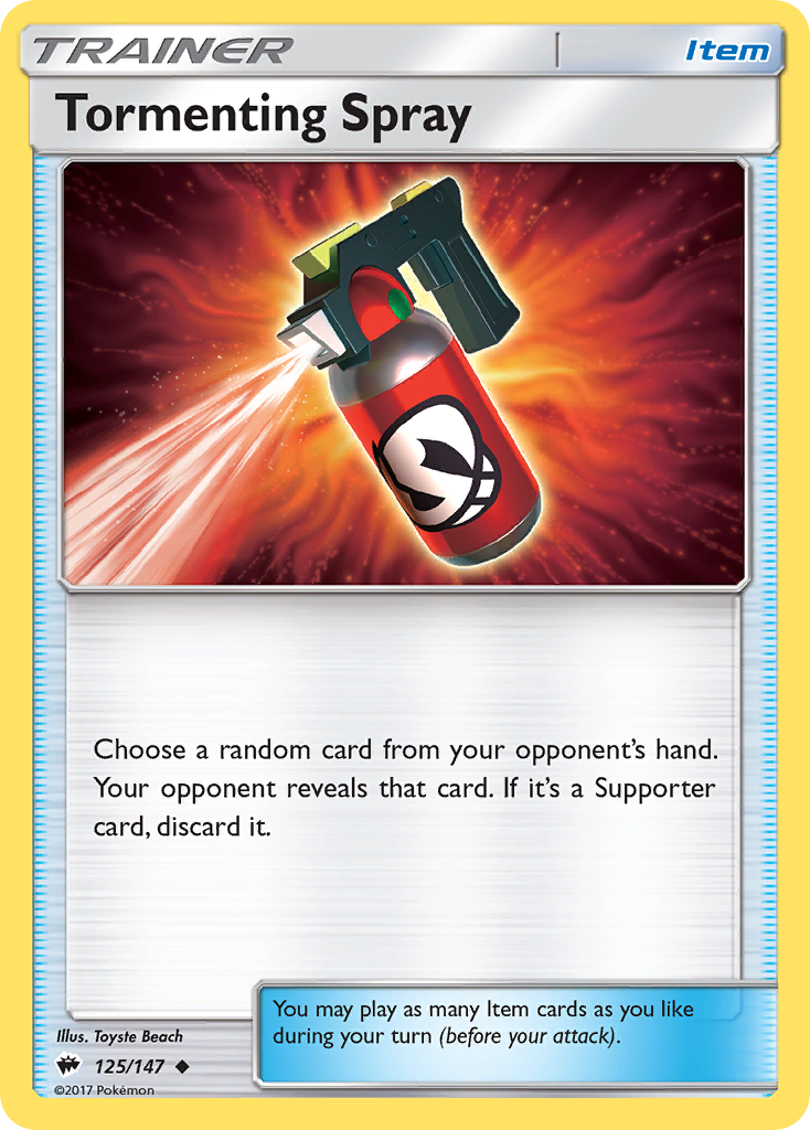 Tormenting Spray (125/147) [Sun & Moon: Burning Shadows] | Card Merchant Takapuna