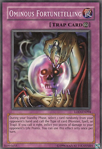 Ominous Fortunetelling [LOD-EN094] Common | Card Merchant Takapuna