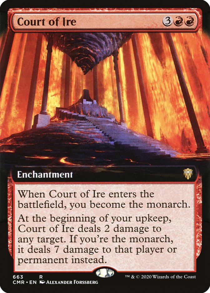 Court of Ire (Extended Art) [Commander Legends] | Card Merchant Takapuna