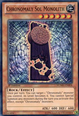 Chronomaly Sol Monolith [NUMH-EN004] Super Rare | Card Merchant Takapuna