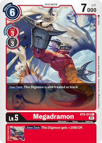 Megadramon [BT6-013] [Double Diamond] | Card Merchant Takapuna