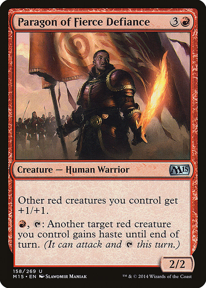 Paragon of Fierce Defiance [Magic 2015] | Card Merchant Takapuna