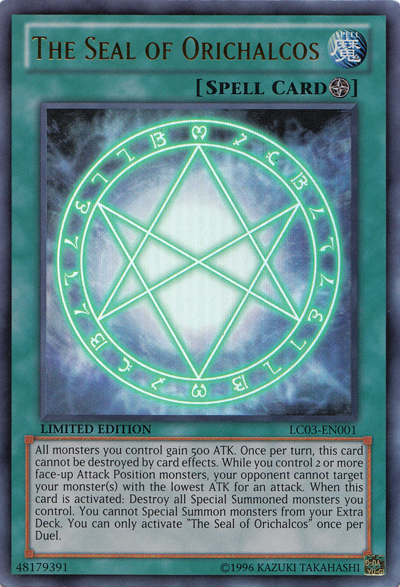 The Seal of Orichalcos [LC03-EN001] Ultra Rare | Card Merchant Takapuna