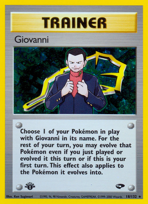 Giovanni (18/132) [Gym Challenge 1st Edition] | Card Merchant Takapuna