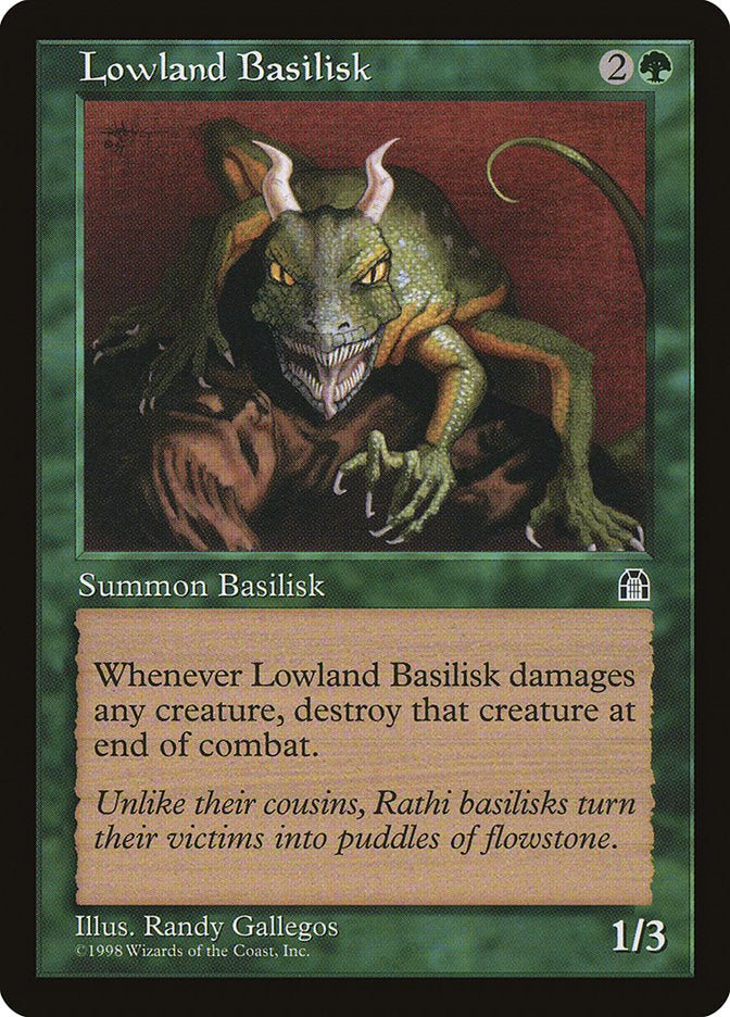 Lowland Basilisk [Stronghold] | Card Merchant Takapuna