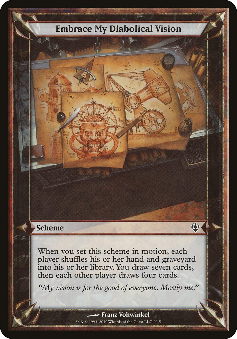 Embrace My Diabolical Vision (Schemes) [Archenemy Schemes] | Card Merchant Takapuna