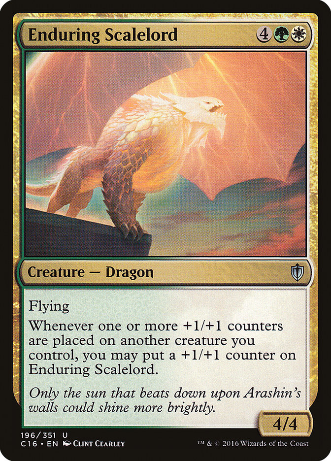 Enduring Scalelord [Commander 2016] | Card Merchant Takapuna