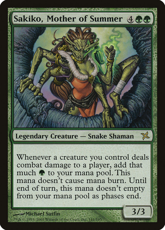 Sakiko, Mother of Summer [Betrayers of Kamigawa] | Card Merchant Takapuna