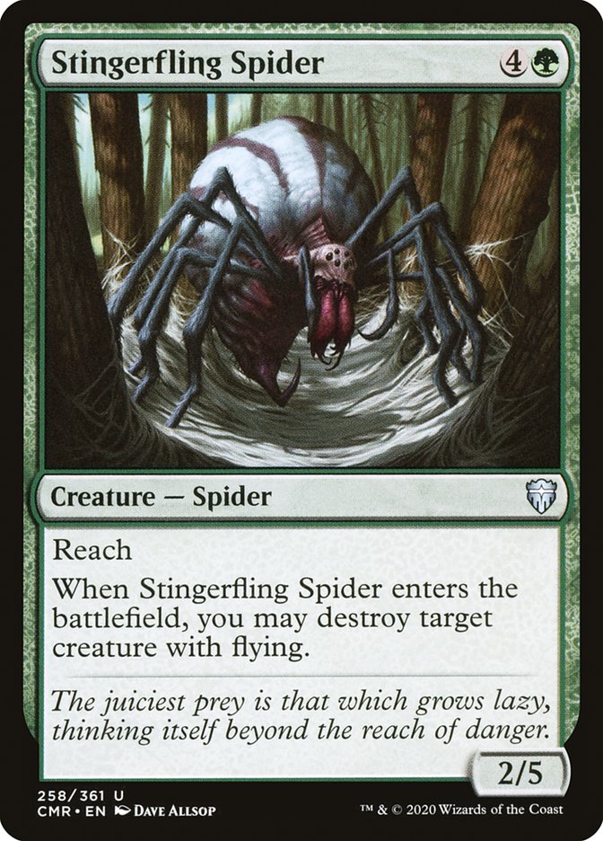 Stingerfling Spider [Commander Legends] | Card Merchant Takapuna