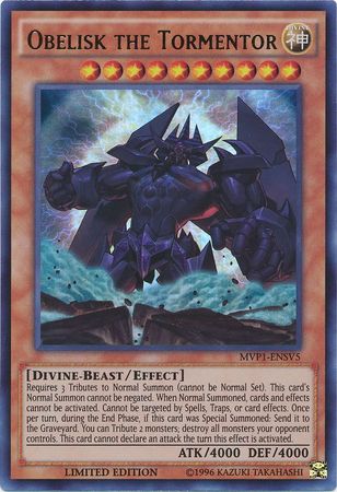 Obelisk the Tormentor [MVP1-ENSV5] Ultra Rare | Card Merchant Takapuna