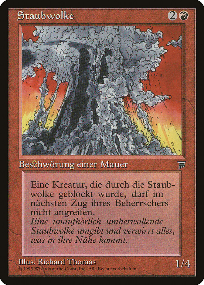Wall of Dust (German) - "Staubwolke" [Renaissance] | Card Merchant Takapuna