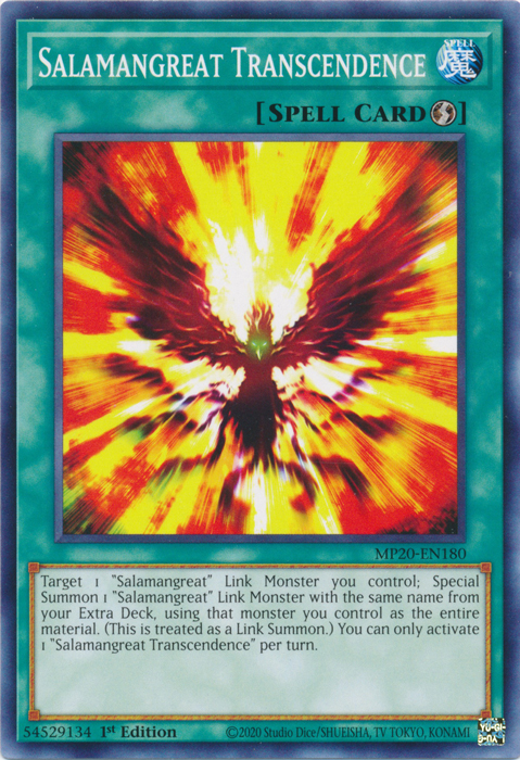 Salamangreat Transcendence [MP20-EN180] Common | Card Merchant Takapuna