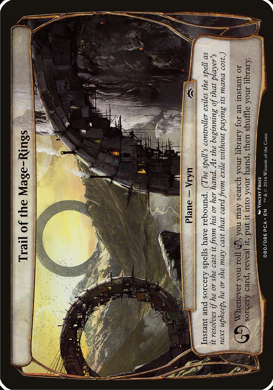 Trail of the Mage-Rings (Planes) [Planechase Anthology Planes] | Card Merchant Takapuna