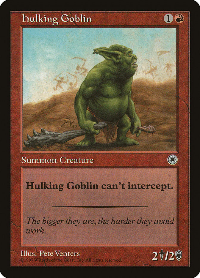 Hulking Goblin [Portal] | Card Merchant Takapuna