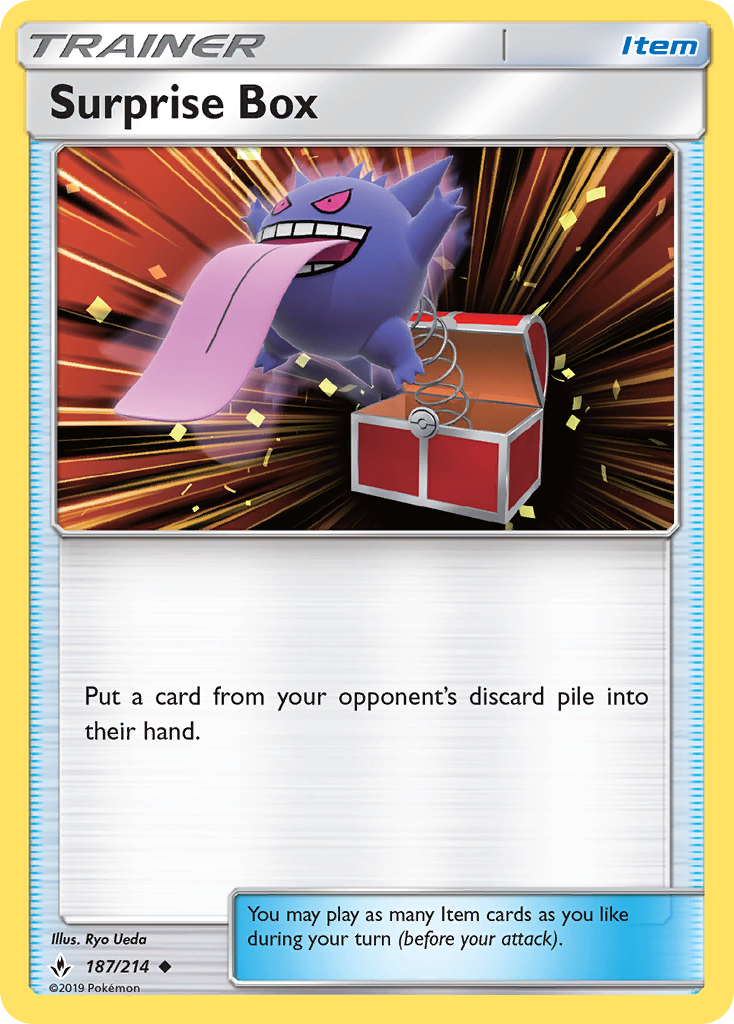 Surprise Box (187/214) [Sun & Moon: Unbroken Bonds] | Card Merchant Takapuna