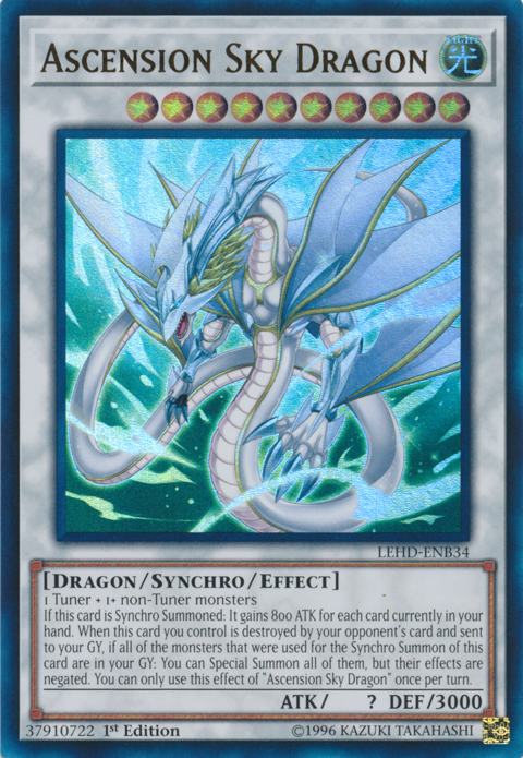 Ascension Sky Dragon [LEHD-ENB34] Ultra Rare | Card Merchant Takapuna