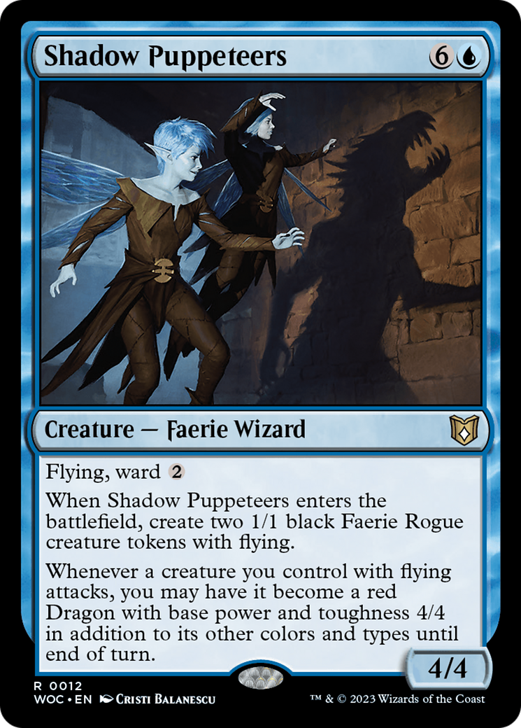 Shadow Puppeteers [Wilds of Eldraine Commander] | Card Merchant Takapuna