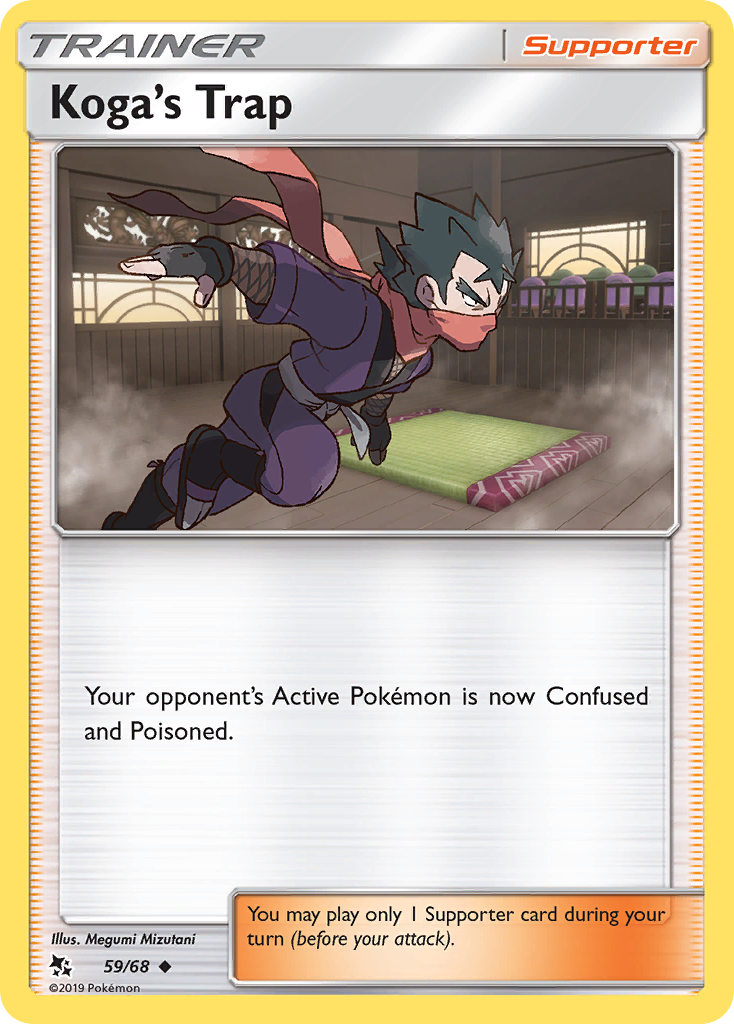 Koga's Trap (59/68) [Sun & Moon: Hidden Fates] | Card Merchant Takapuna