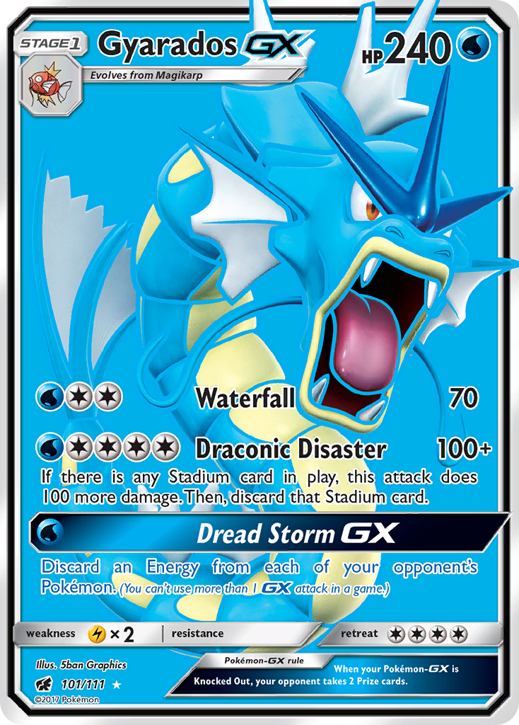 Gyarados GX (101/111) [Sun & Moon: Crimson Invasion] | Card Merchant Takapuna