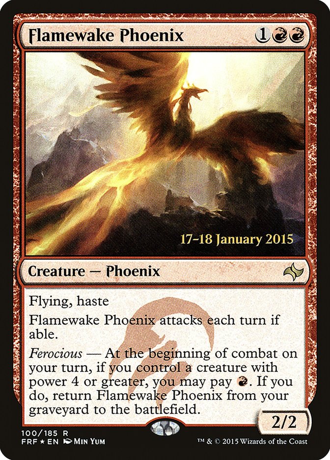 Flamewake Phoenix [Fate Reforged Prerelease Promos] | Card Merchant Takapuna