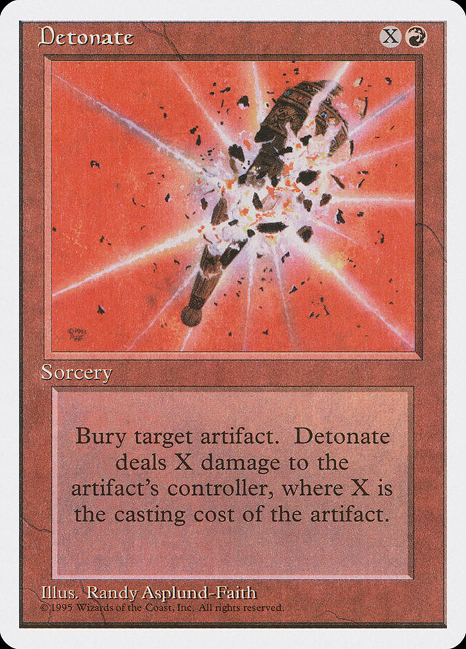 Detonate [Fourth Edition] | Card Merchant Takapuna