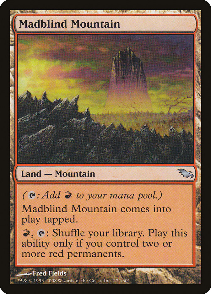 Madblind Mountain [Shadowmoor] | Card Merchant Takapuna