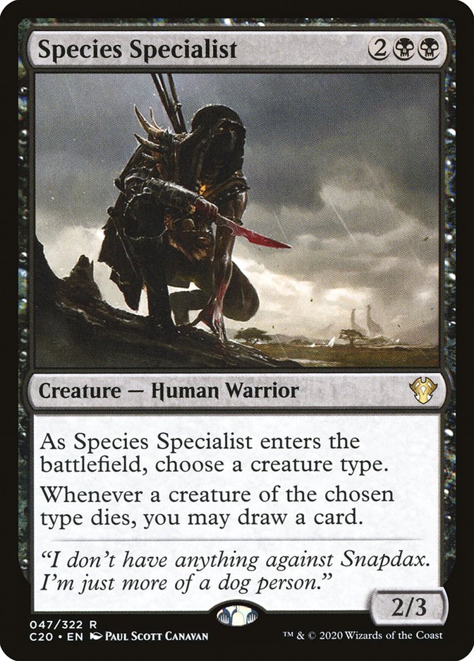 Species Specialist [Commander 2020] | Card Merchant Takapuna