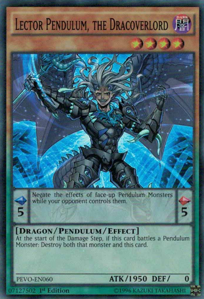 Lector Pendulum, the Dracoverlord [PEVO-EN060] Super Rare | Card Merchant Takapuna