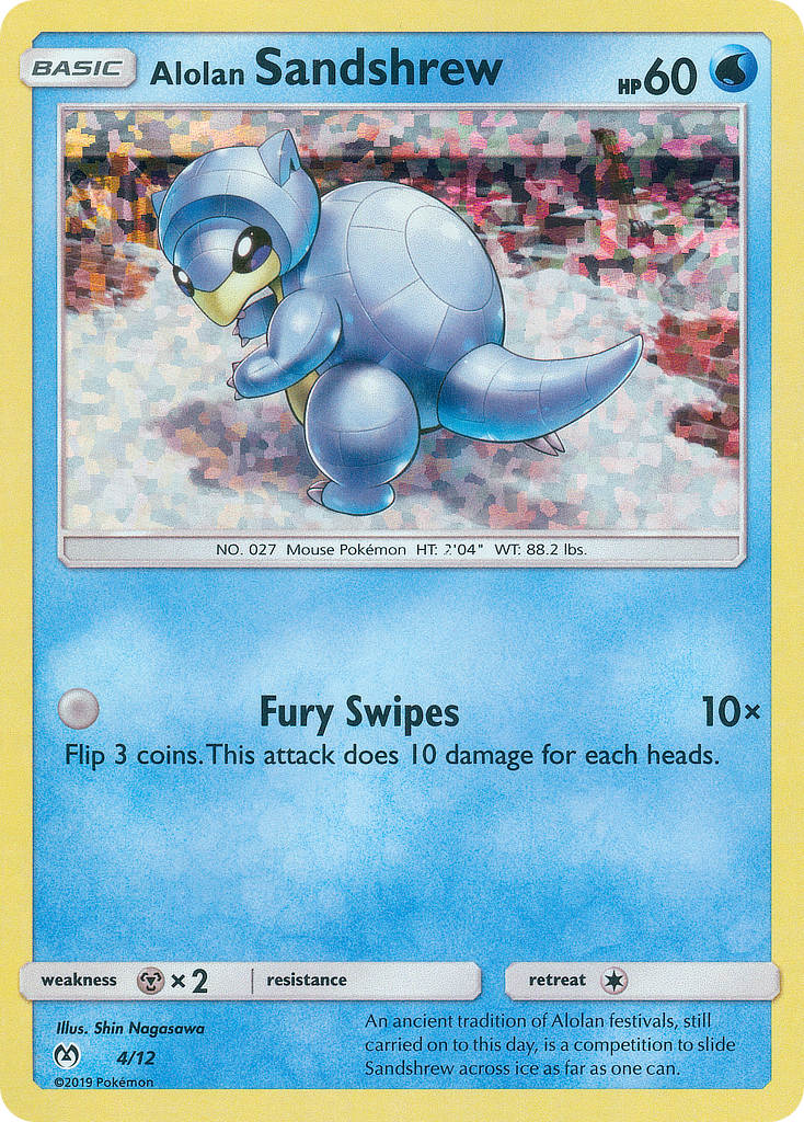 Alolan Sandshrew (4/12) [McDonald's Promos: 2019 Collection] | Card Merchant Takapuna