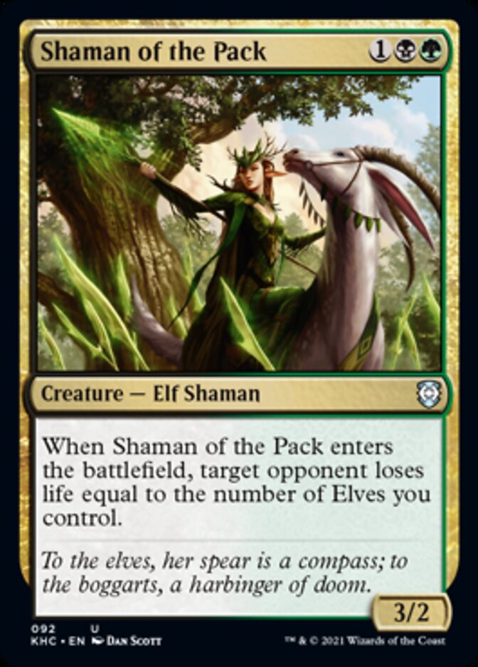 Shaman of the Pack [Kaldheim Commander] | Card Merchant Takapuna