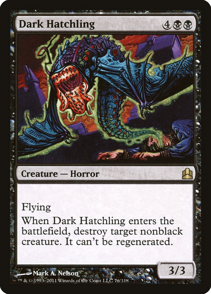 Dark Hatchling [Commander 2011] | Card Merchant Takapuna