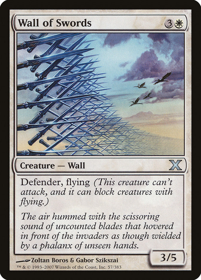 Wall of Swords [Tenth Edition] | Card Merchant Takapuna