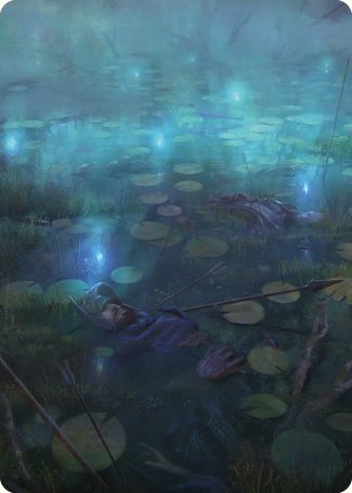 The Dead Marshes Art Card [The Lord of the Rings: Tales of Middle-earth Art Series] | Card Merchant Takapuna