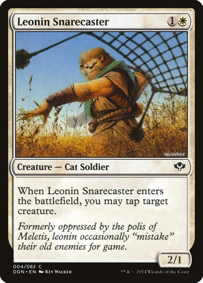 Leonin Snarecaster [Duel Decks: Speed vs. Cunning] | Card Merchant Takapuna