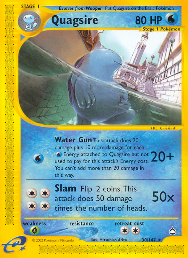 Quagsire (30/147) [Aquapolis] | Card Merchant Takapuna