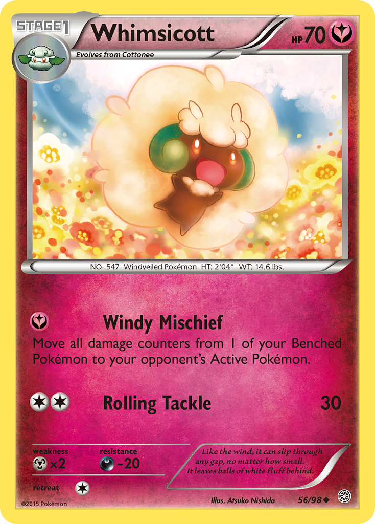 Whimsicott (56/98) [XY: Ancient Origins] | Card Merchant Takapuna