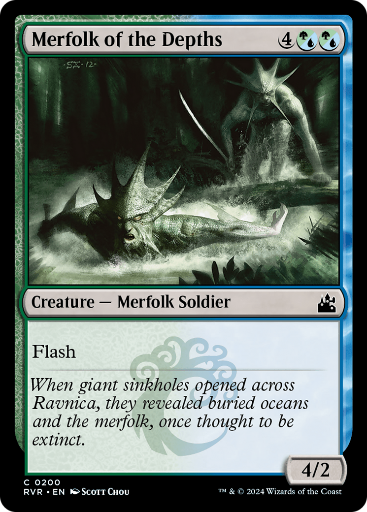 Merfolk of the Depths [Ravnica Remastered] | Card Merchant Takapuna