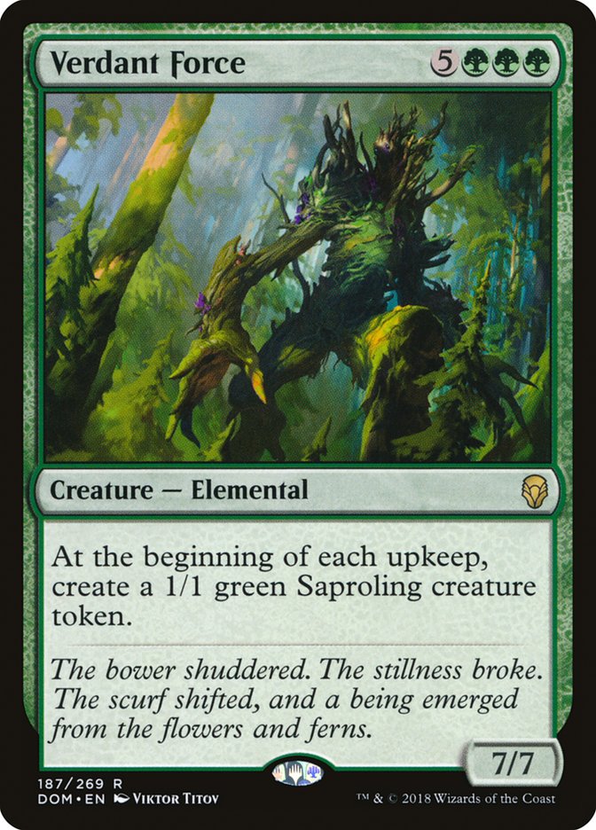 Verdant Force [Dominaria] | Card Merchant Takapuna