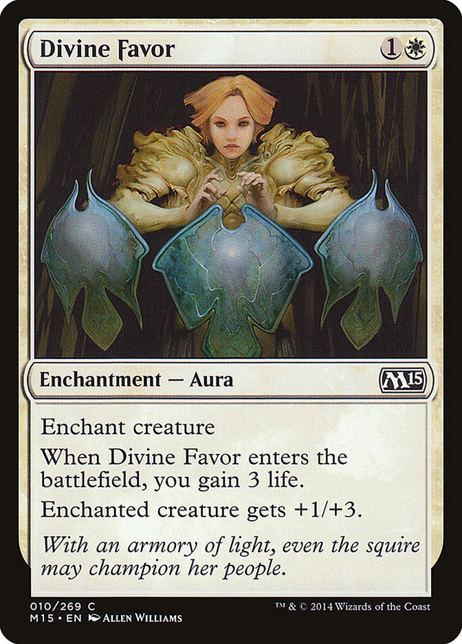 Divine Favor [Magic 2015] | Card Merchant Takapuna