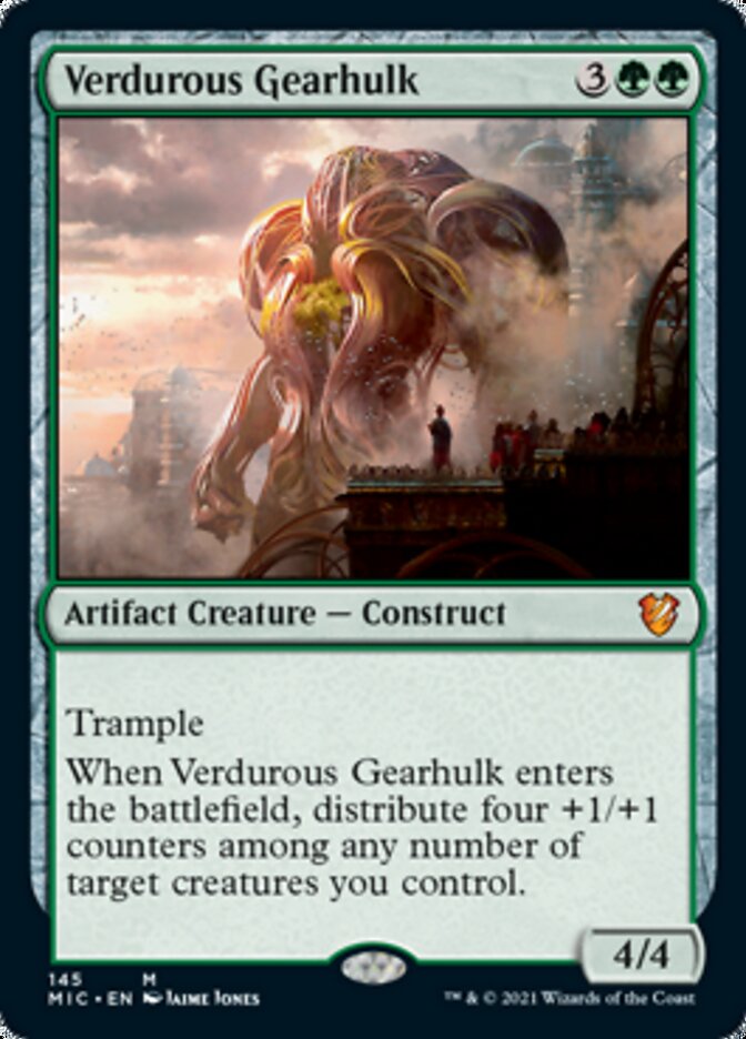 Verdurous Gearhulk [Innistrad: Midnight Hunt Commander] | Card Merchant Takapuna