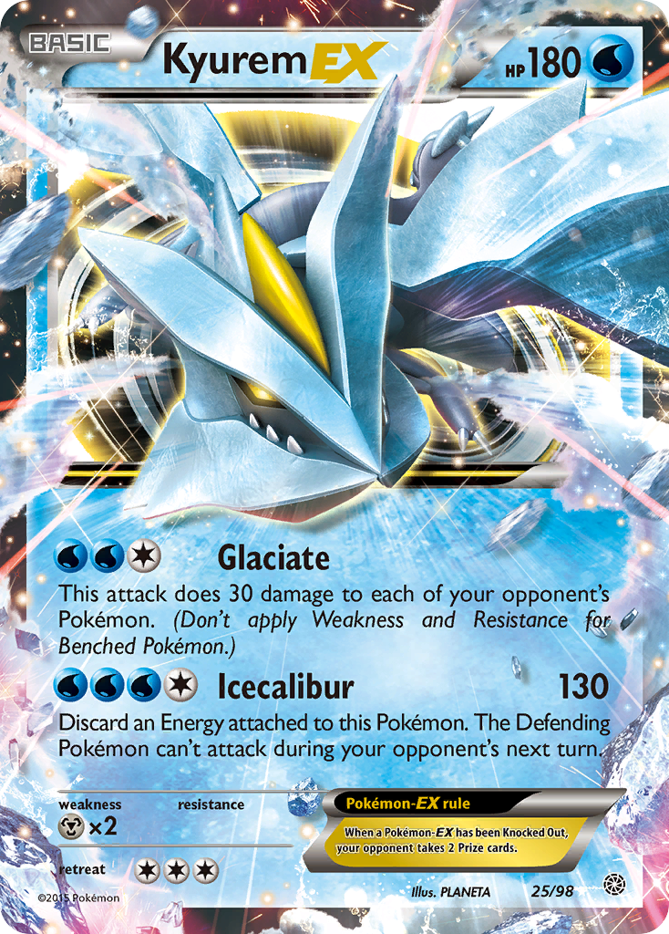 Kyurem EX (25/98) [XY: Ancient Origins] | Card Merchant Takapuna