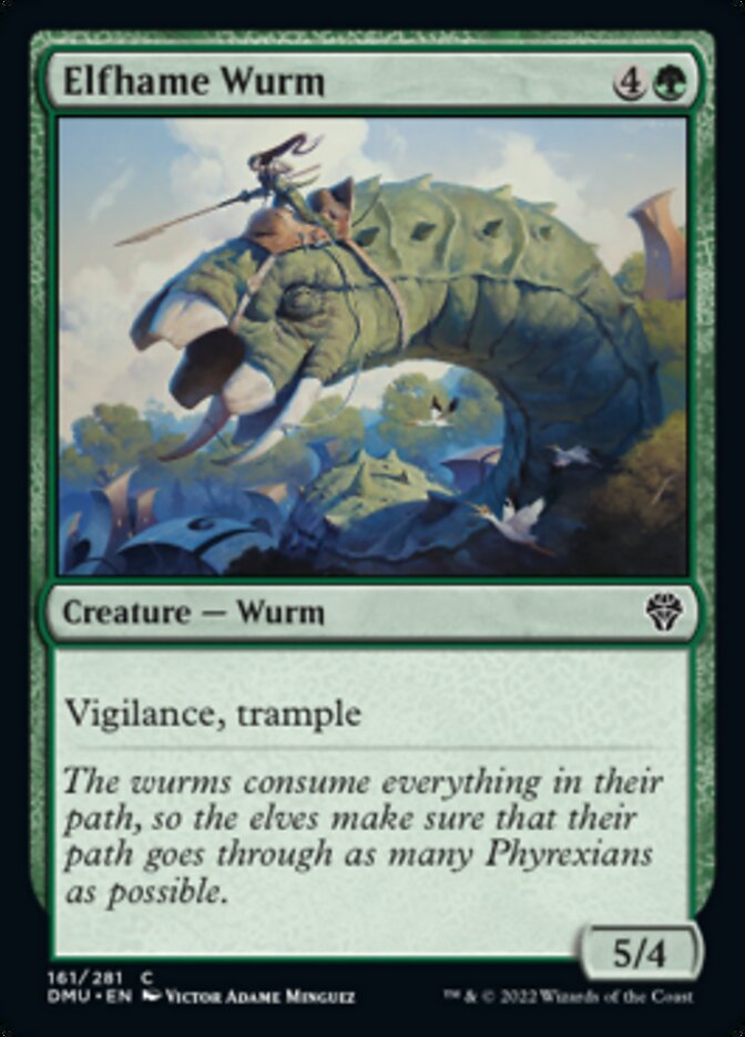 Elfhame Wurm [Dominaria United] | Card Merchant Takapuna