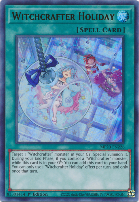 Witchcrafter Holiday [MP20-EN226] Ultra Rare | Card Merchant Takapuna