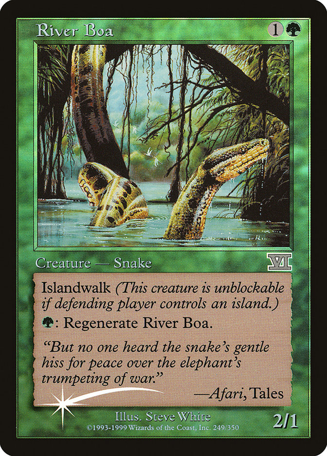 River Boa [Friday Night Magic 2000] | Card Merchant Takapuna