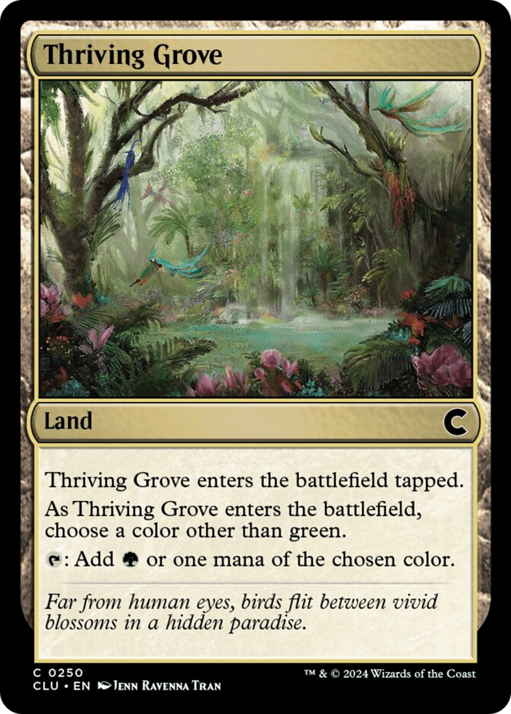 Thriving Grove [Ravnica: Clue Edition] | Card Merchant Takapuna